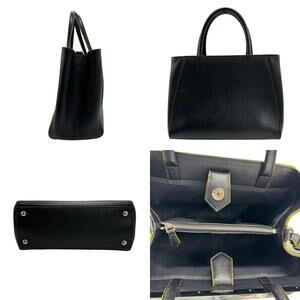 Fendi Black Leather Bag Toujours Shoulder